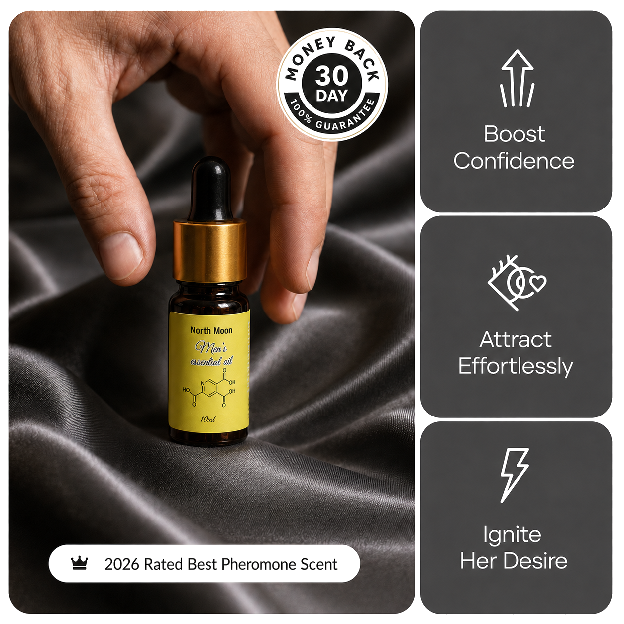 North Moon™  –  Pheromone Oil Fragrance For Attracting Women