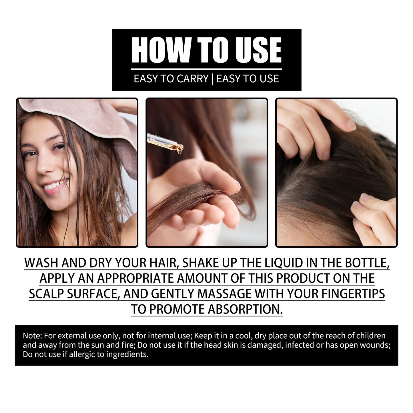 Hair Growth Shampoo Anti Hair Loss Strengthen Roots Fluffy Smooth Hair Scalp Repair Oil Control Anti Dandruff Dense Hair Shampoo