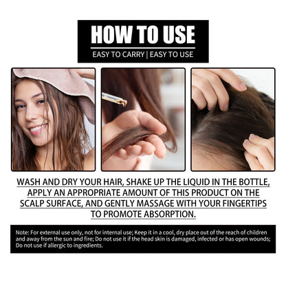 Hair Growth Shampoo Anti Hair Loss Strengthen Roots Fluffy Smooth Hair Scalp Repair Oil Control Anti Dandruff Dense Hair Shampoo